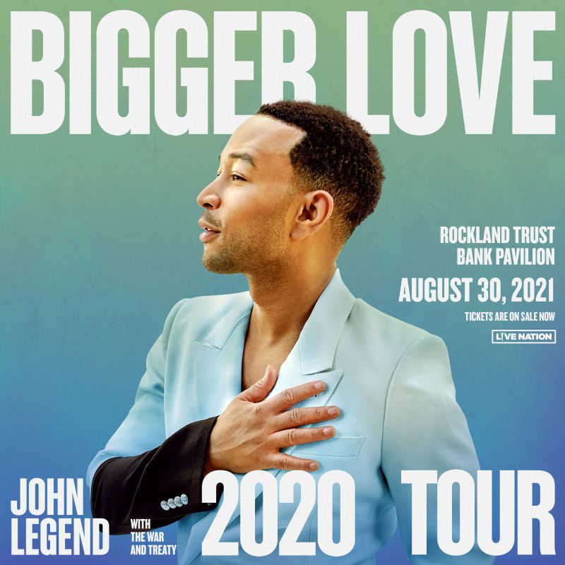 New Date John Legend The War And Treaty 08 30 2021 In Boston