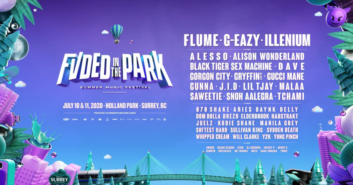 FVDED In The Park 2020 in Surrey at Holland Park