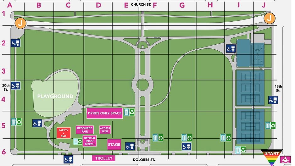 Cancelled: Dyke March + Rally in The Bay Area at Dolores Park Cancelled: Dyke March + Rally in The Bay Area at Dolores Park