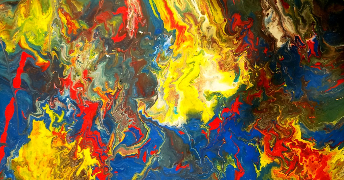 Paint Pouring CLass in Austin at The Dig Pub