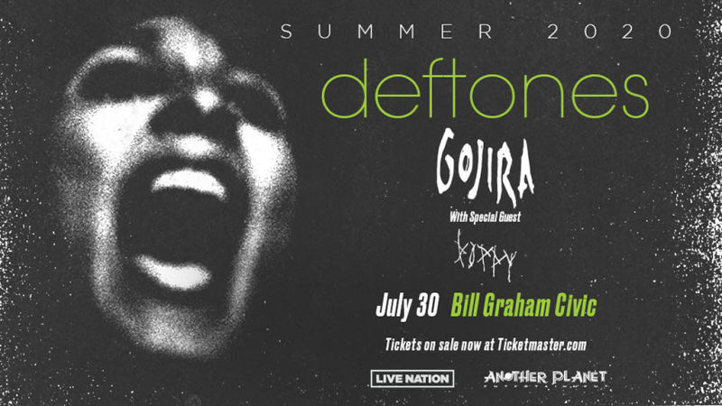 Deftones In San Francisco At Bill Graham Civic Auditorium