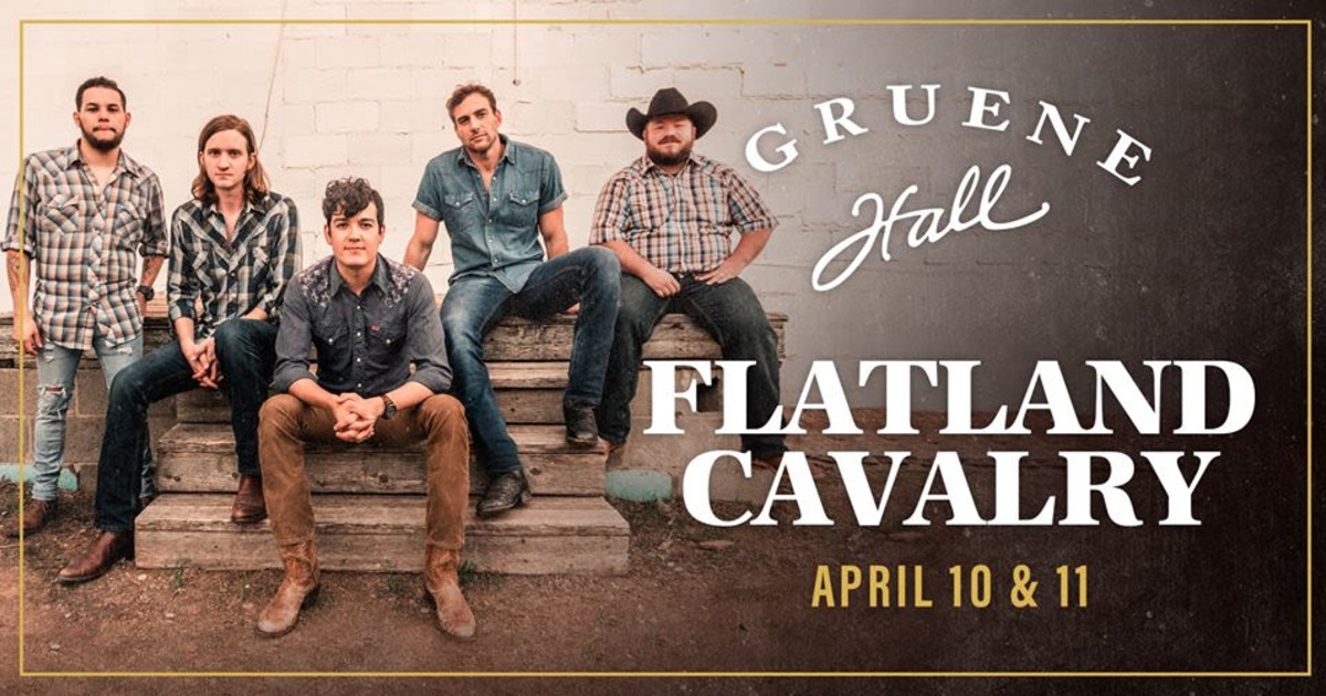 Flatland Cavalry Live at Gruene Hall in New Braunfels at Gruene