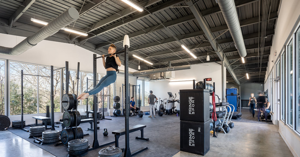 Fitness Barn Grand Opening in Austin at Crux Climbing Center