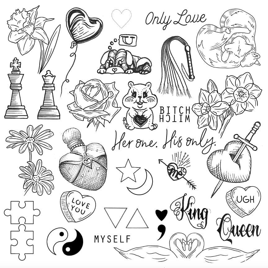 Aesthetic Valentines Day Clipart Graphic by bundle queen