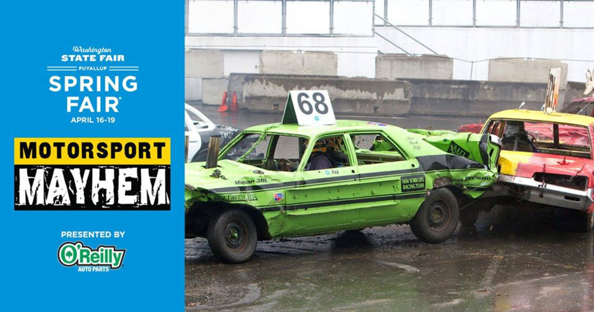 Slamfest Demolition Derby in Puyallup at Washington State Fair