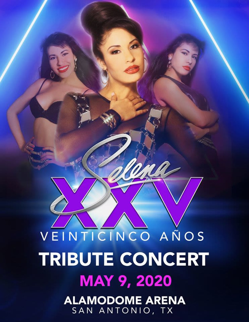 Wallpaper Selena Xxv Veinticinco Anos In San Antonio At Alamodome Desktop Wallpaper