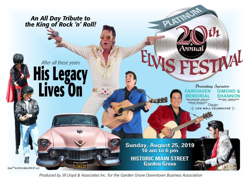 20th Annual Elvis Festival in Los Angeles at Village Green,