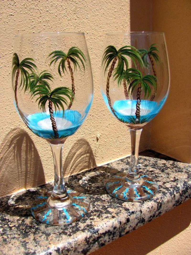 Wine Glass Painting Class In Liberty At Belvoir Winery