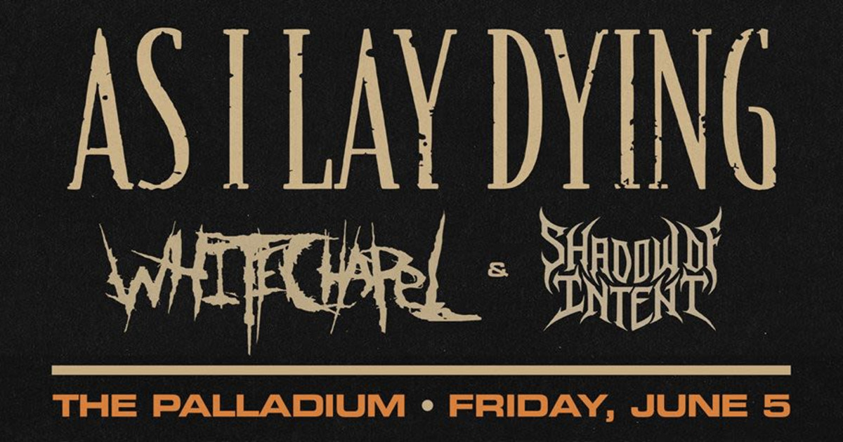 As I Lay Dying Burn to Emerge Tour Powered by Heart Support in