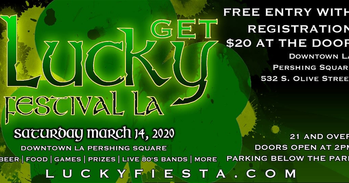 Get Lucky Festival LA in Los Angeles at Pershing Square