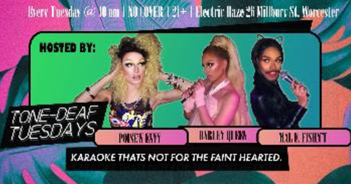 CANCELED Tone Deaf Karaoke in Worcester at Electric Haze