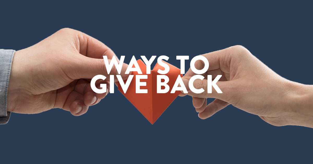 Can you give it back. Give back. give something back. give out.