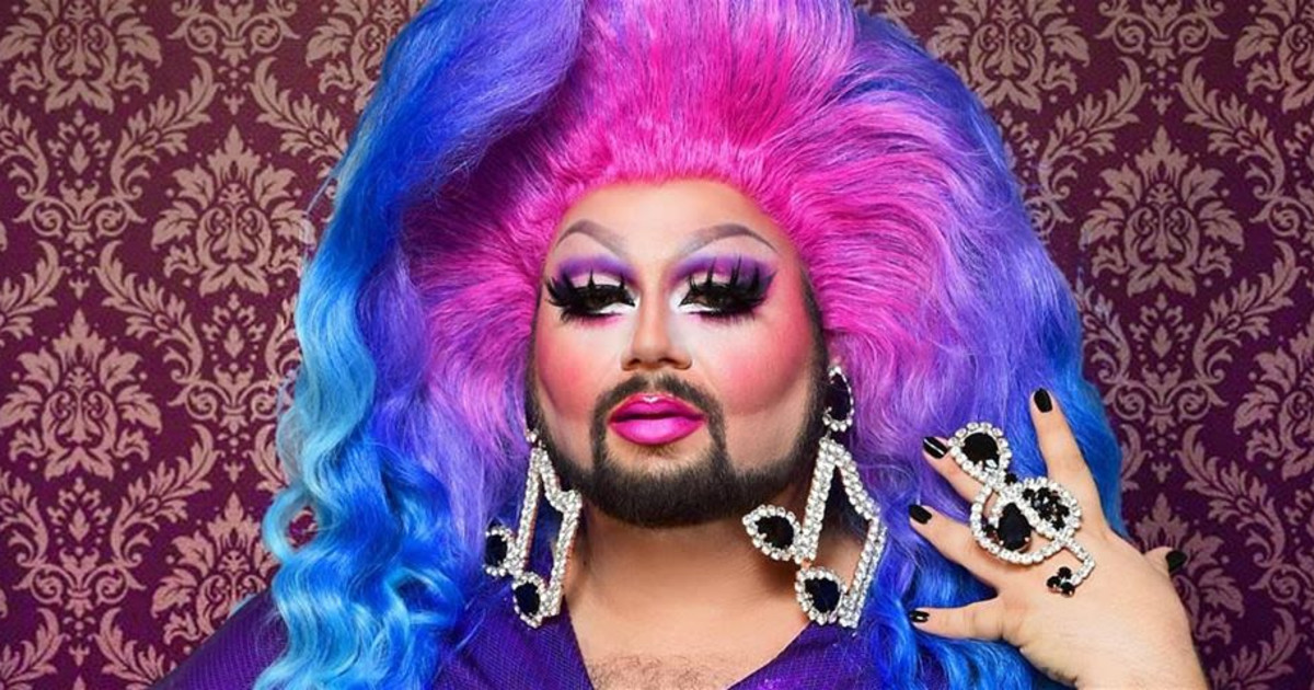 Two Men In Wigs Have a Conversation in San Francisco at Manny's