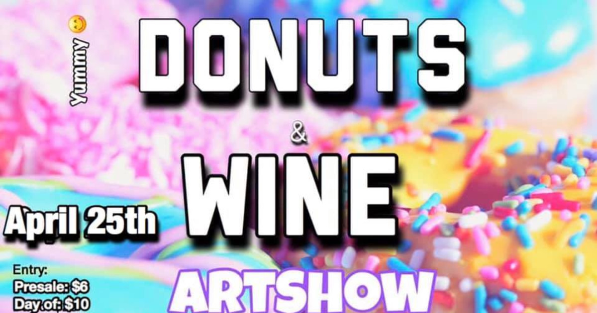 Donuts and Wine Artshow