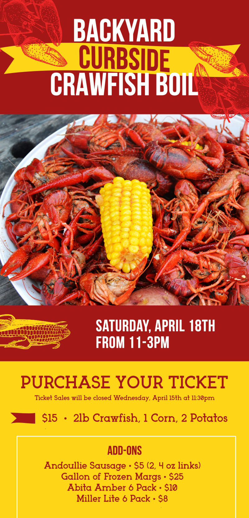 Doc S Backyard Curbside Crawfish Boil In Sunset Valley At Doc S