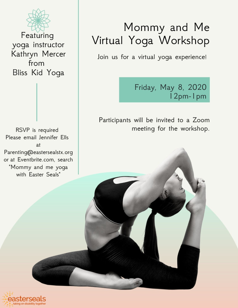Mommy and Me Yoga From Home in Austin at Online