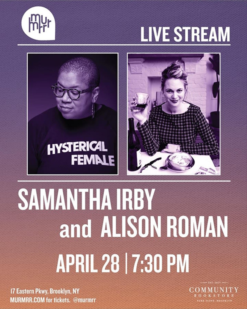 Live Stream Reading Conversation With Samantha Irby Alison