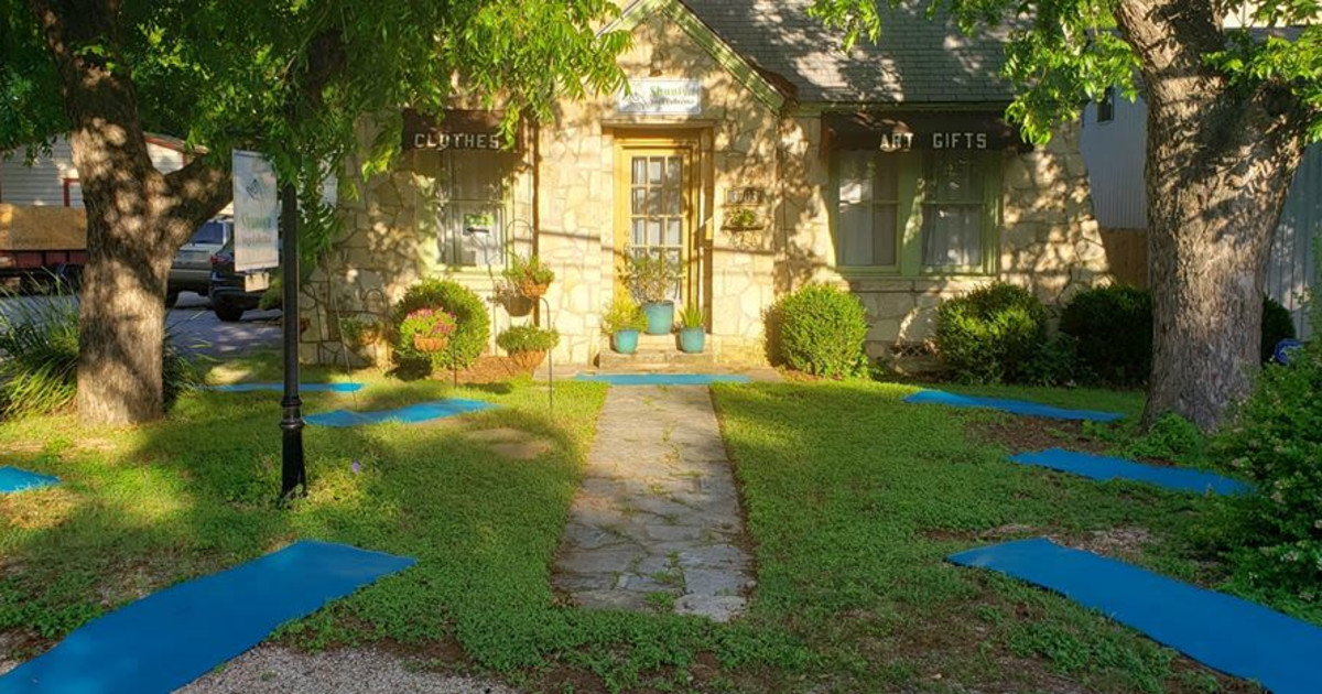 Meditative Yoga Under The Trees in Austin at Shuniya Yoga