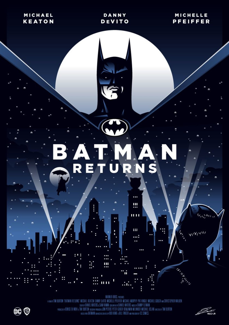 Batman Returns Upland Champagne Velvet Movie Series In