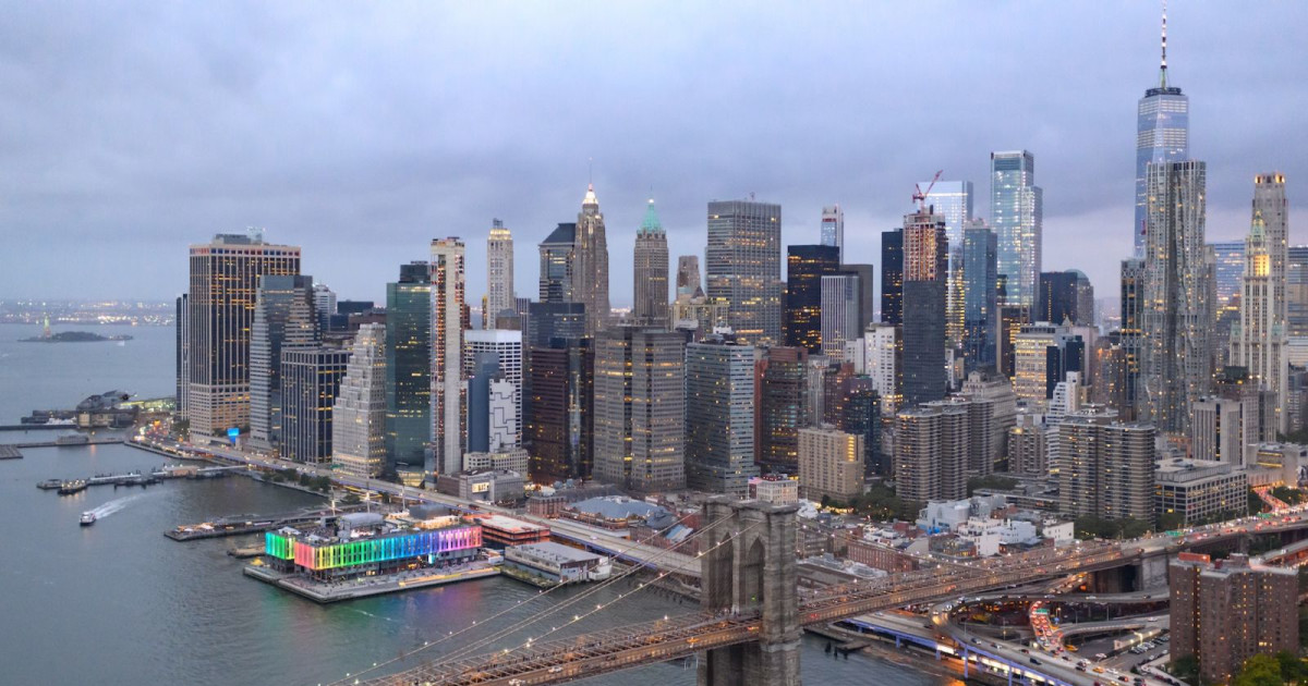 The Greens at South Street Seaport in New York at The Rooftop at