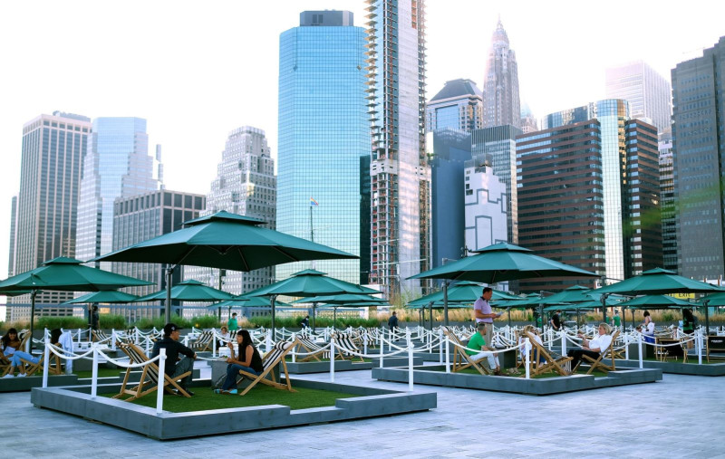 The Greens At South Street Seaport In New York At The Rooftop At
