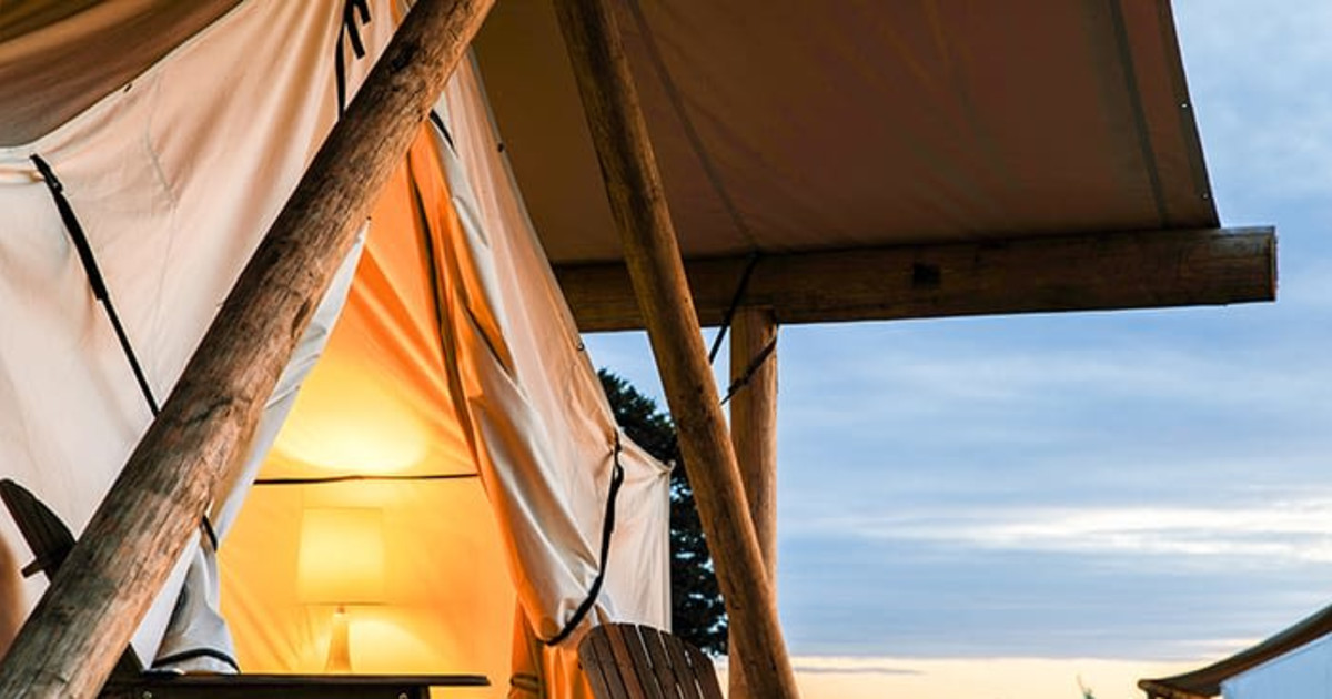 Glamping on Governors Island in New York at Governors Island