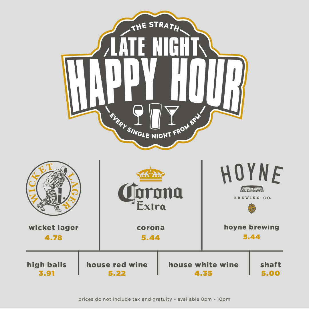 Rooftop Patio Happy Hour in Victoria at The Rooftop Patio