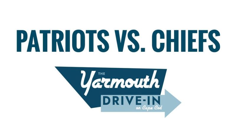 Patriots Vs Chiefs In West Yarmouth At Yarmouth Drive In