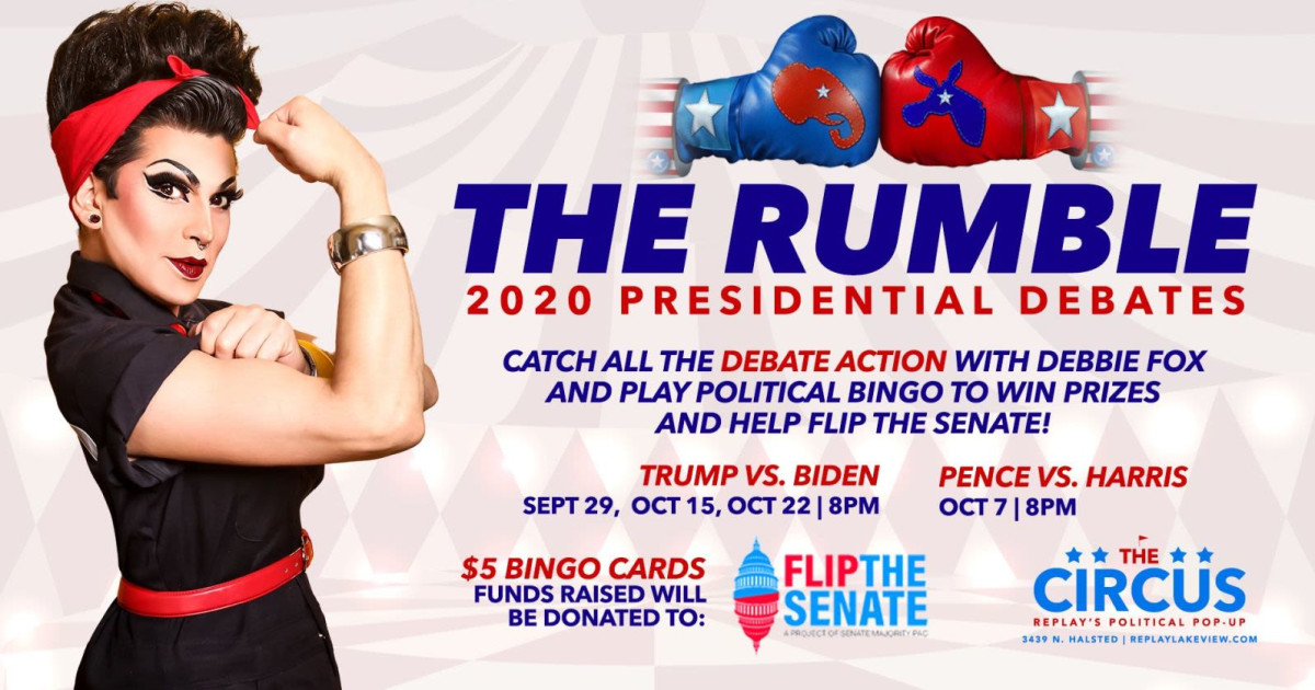 The Rumble 2020 Presidential Debates in Chicago at Replay