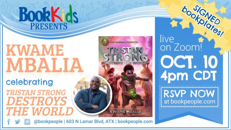 Virtual Event With Kwame Mbalia In Austin At Online