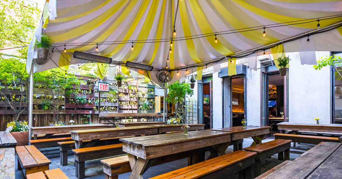 Loreley Beer Garden in NYC at Loreley Beer Garden