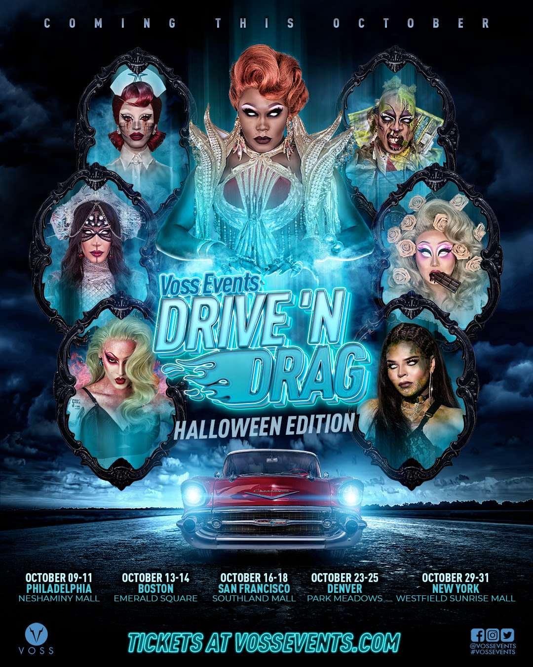 Drive 'N Drag Halloween in Lone Tree at Park Meadows Mall