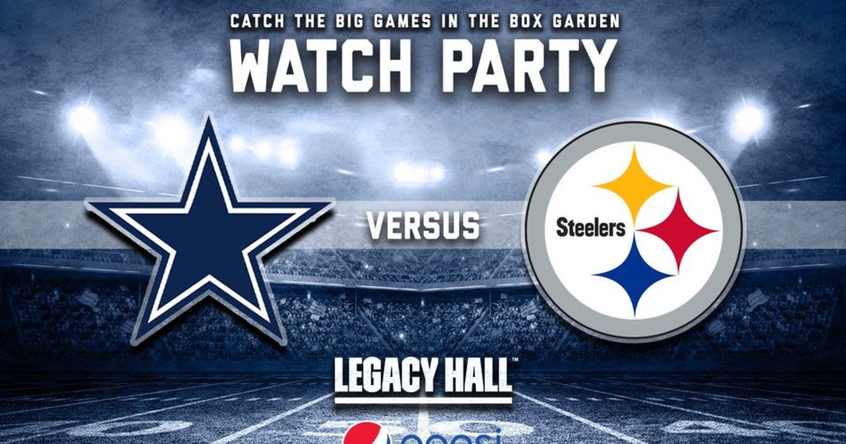 Cowboys Vs. Steelers Watch Party in Plano at Box Garden at Cowboys Vs. Steelers Watch Party in Plano at Box Garden at