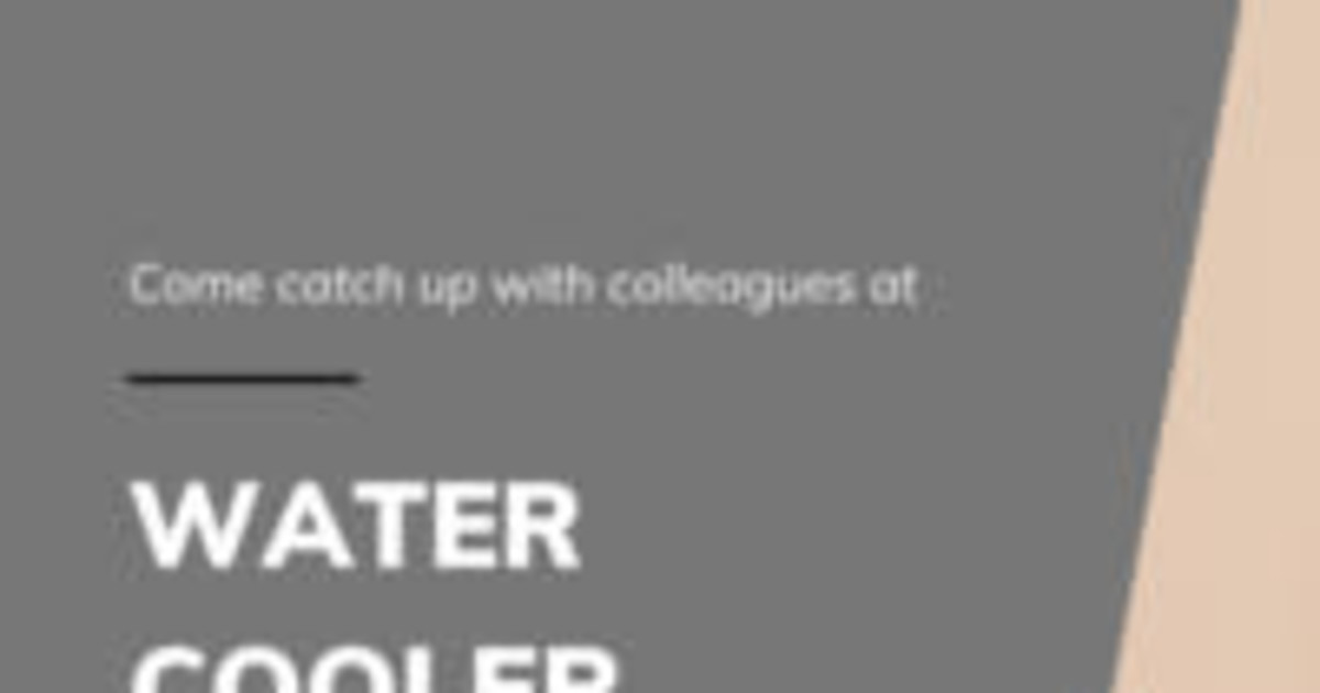 Water Cooler Wednesday Hosted by Staff Assembly in Los Angeles at