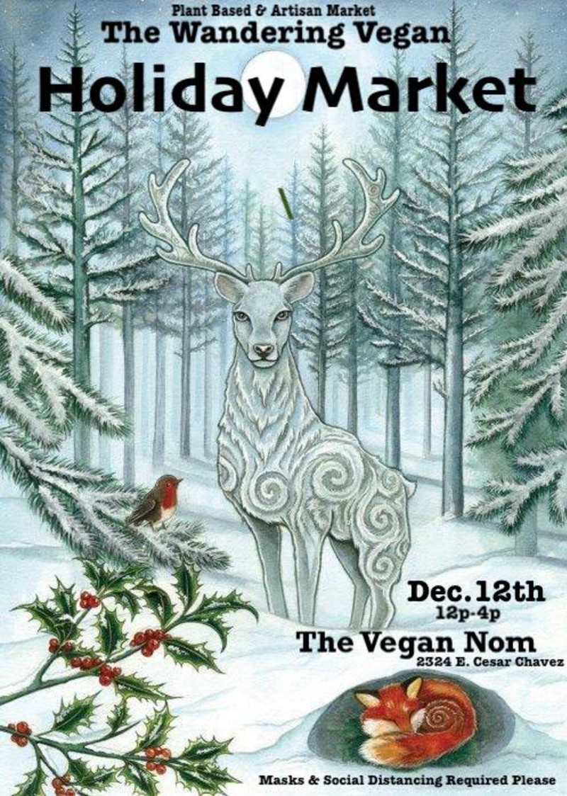 Holiday Market in Austin at The Vegan Nom