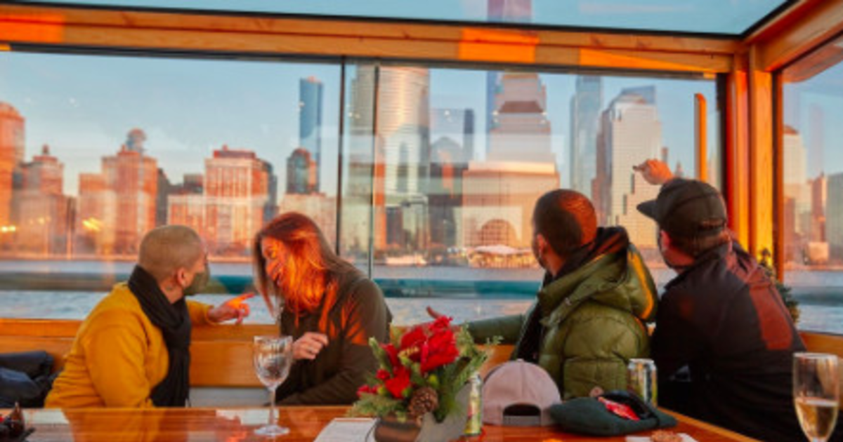 Sunset & Holiday Cocoa Cruise in NYC at Chelsea Piers