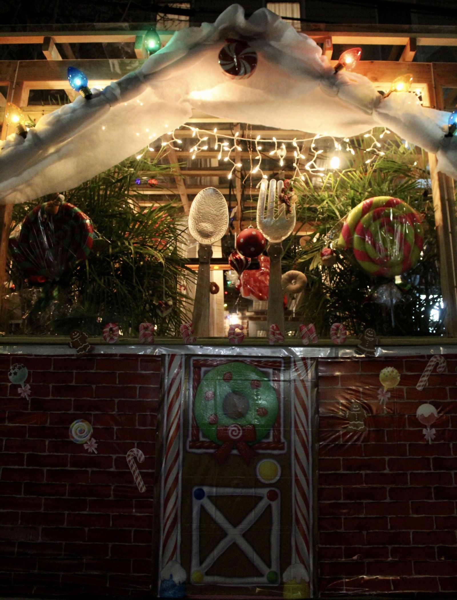 The Gingerbread House Dining PopUp in Brooklyn at Oregano