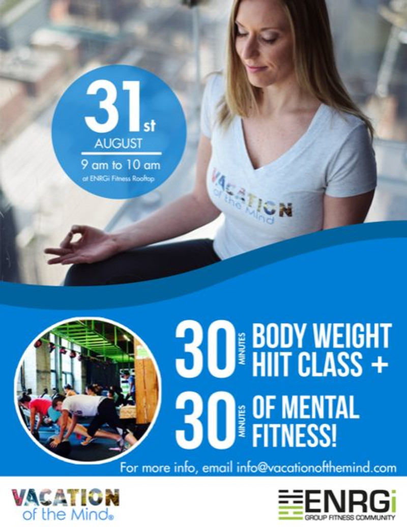 Rooftop Yoga Guided Meditation In Chicago At Enrgi Fitness