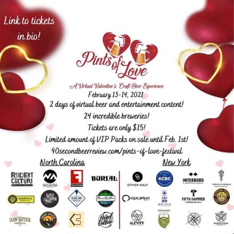 Pints Of Love A Virtual Valentine S Craft Beer Experience In San The love week starts with the rose day followed by propose day, chocolate day, teddy day, promise day, hug day, kiss day and finishes with the happy valentines day. do210