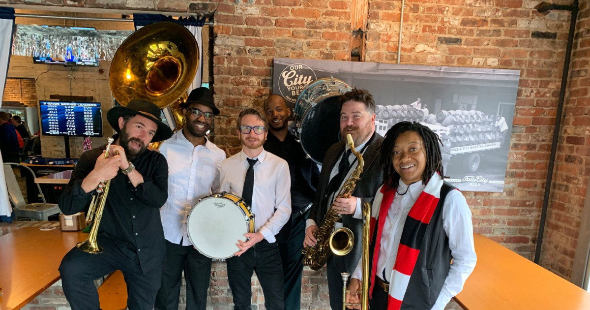 Hot Sauce Brass Band in Louisville at Jimmy Can't Dance