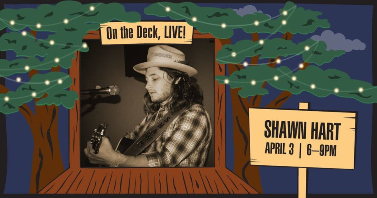 Shawn Hart, on The Deck Live! in Boerne at Dog and Pony Grill