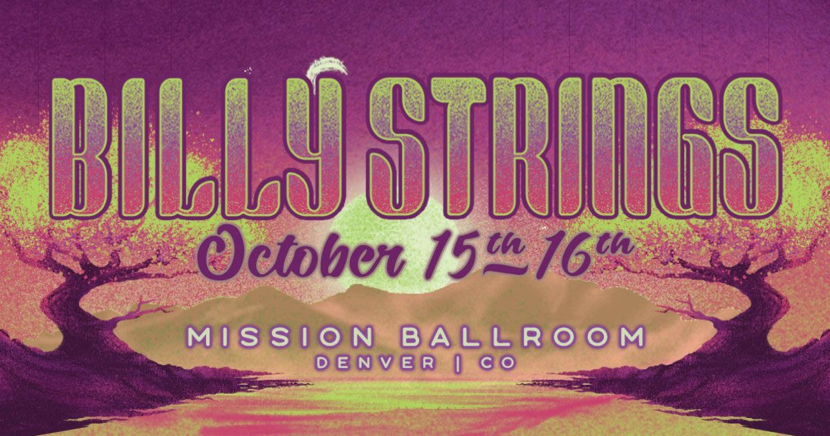 Billy Strings in Denver at Mission Ballroom