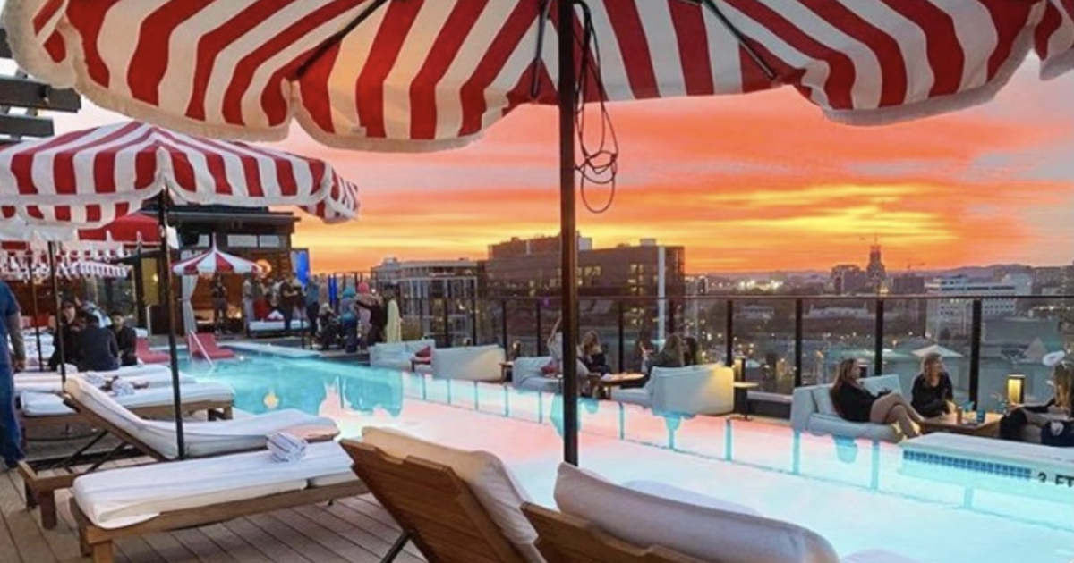 Moonlight Disco at The Pool Club in Nashville at Virgin Hotels