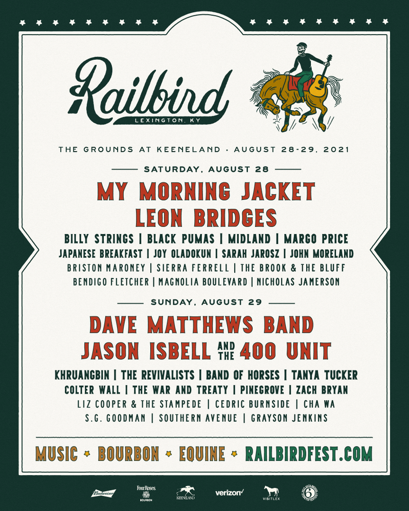 Railbird Music Festival 2021 in Lexington at Keeneland