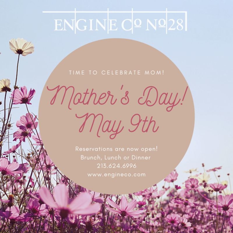 Mother S Day Brunch W Music In Los Angeles At Engine Co No 28