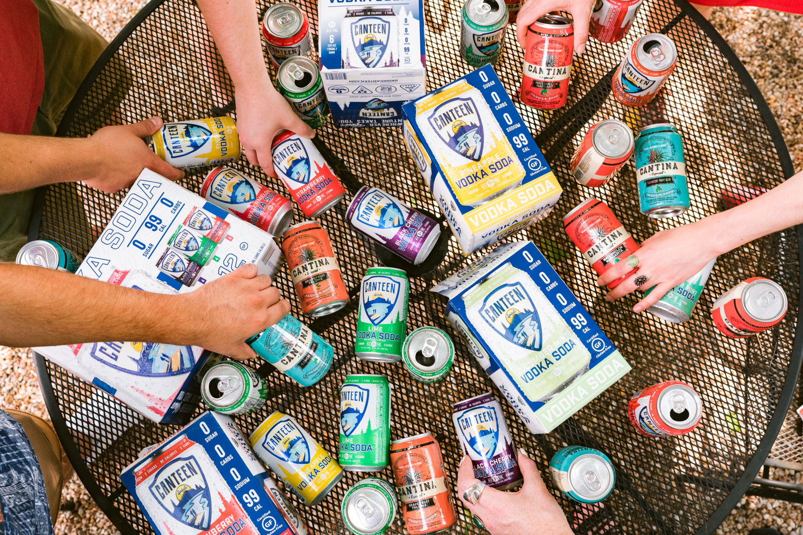 Canteen & Cantina Austin's Vodka & Tequila Sodas