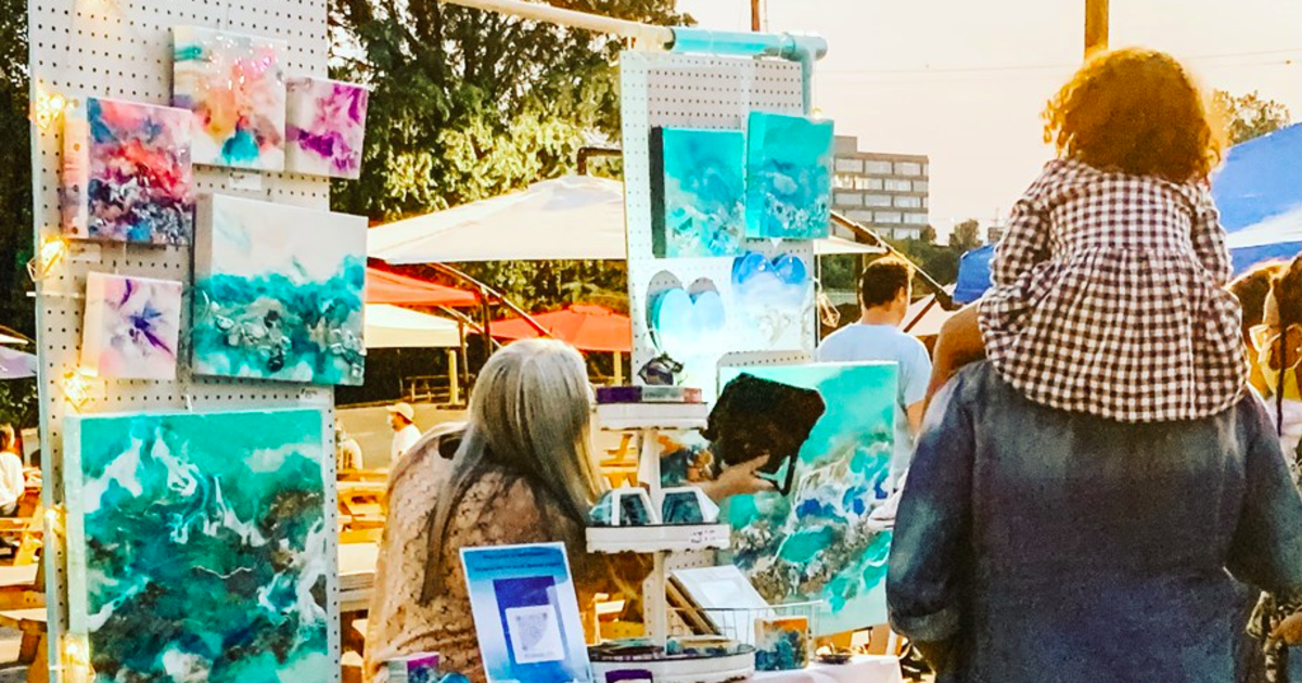 East Nashville Art Show in Nashville at The Marketplace in East