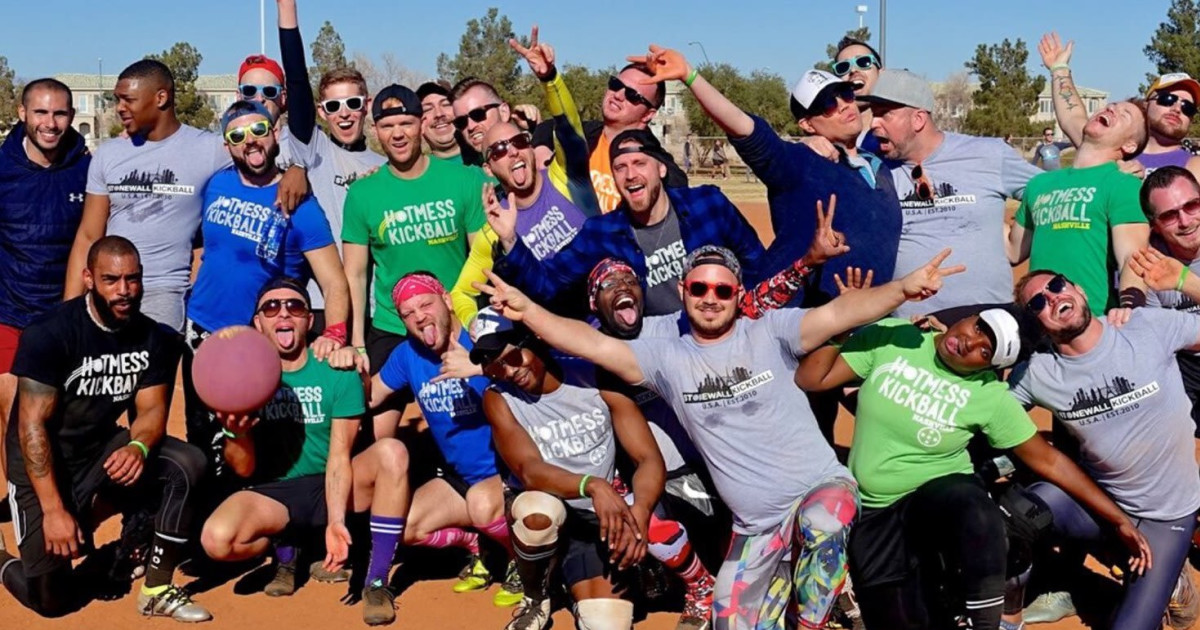 Hotmess Kickball Benefit Drag Show in Nashville at Play Dance Bar