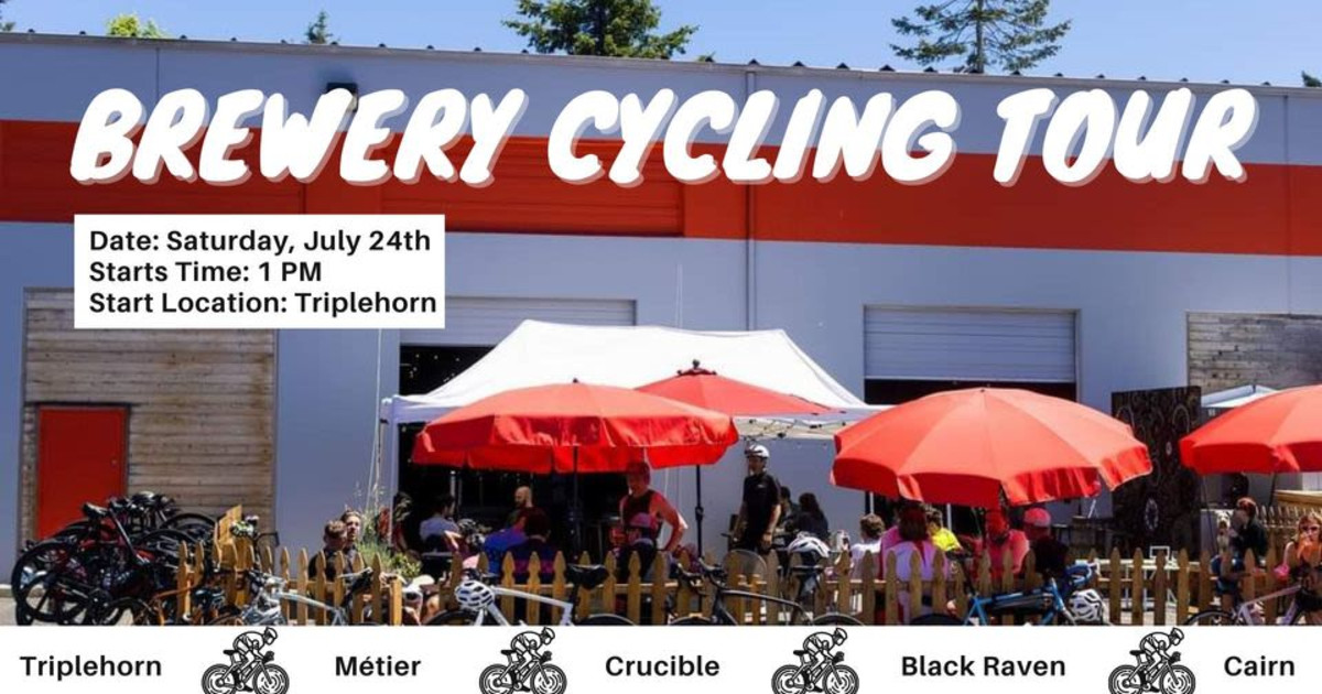 Brewery Cycling Tour in Woodinville at Crucible Brewing