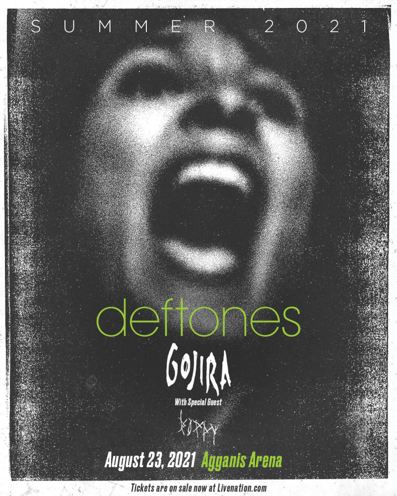 Deftones w/ Gojira & VOWWS in Boston at Agganis Arena